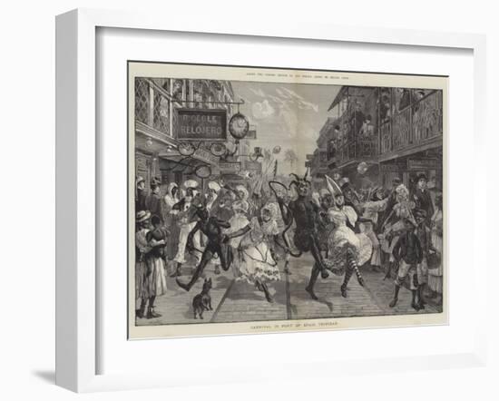 Across Two Oceans, Carnival in Port of Spain, Trinidad-William Heysham Overend-Framed Giclee Print