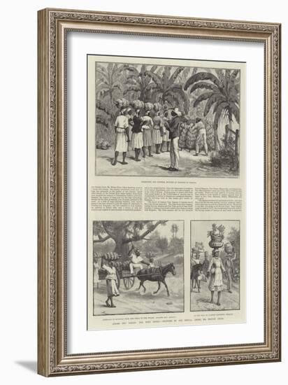 Across Two Oceans, the West Indies-Melton Prior-Framed Giclee Print