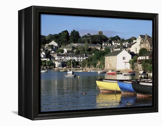 Across Water from Noss Mayo to the Village of Newton Ferrers, Near Plymouth, Devon, England, UK-Ruth Tomlinson-Framed Premier Image Canvas