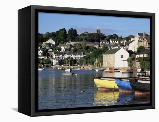 Across Water from Noss Mayo to the Village of Newton Ferrers, Near Plymouth, Devon, England, UK-Ruth Tomlinson-Framed Premier Image Canvas