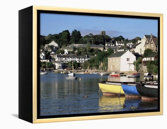 Across Water from Noss Mayo to the Village of Newton Ferrers, Near Plymouth, Devon, England, UK-Ruth Tomlinson-Framed Premier Image Canvas