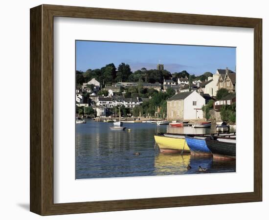 Across Water from Noss Mayo to the Village of Newton Ferrers, Near Plymouth, Devon, England, UK-Ruth Tomlinson-Framed Photographic Print