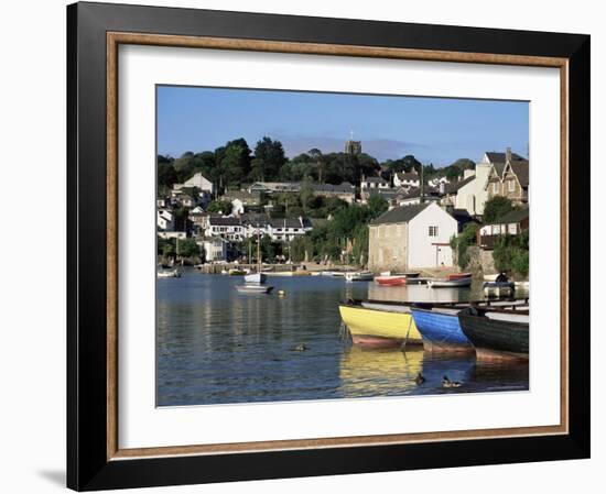 Across Water from Noss Mayo to the Village of Newton Ferrers, Near Plymouth, Devon, England, UK-Ruth Tomlinson-Framed Photographic Print