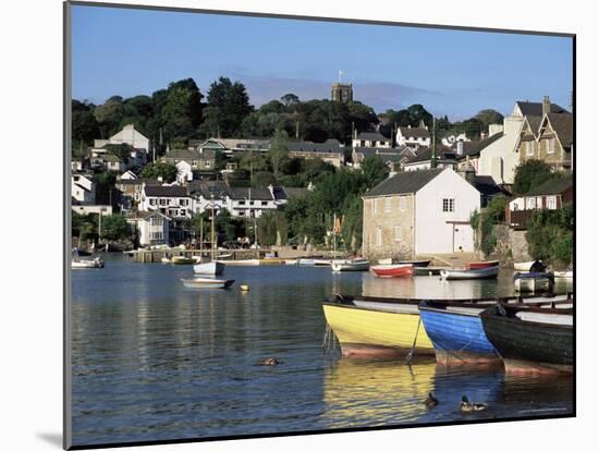 Across Water from Noss Mayo to the Village of Newton Ferrers, Near Plymouth, Devon, England, UK-Ruth Tomlinson-Mounted Photographic Print