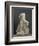 Acrotère : femme drapée courant à droite-null-Framed Giclee Print