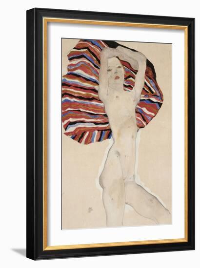 Act Against Coloured Material, 1911-Egon Schiele-Framed Giclee Print