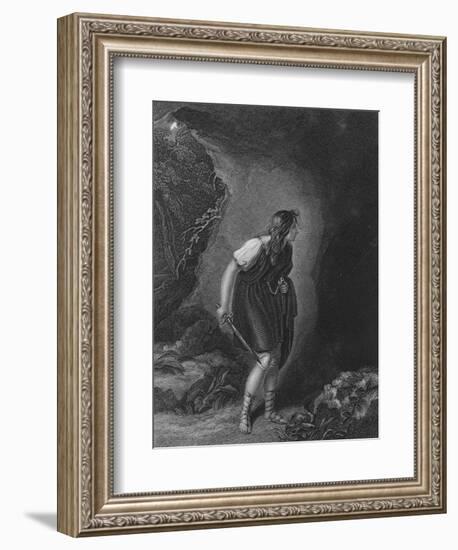 Act III Scene vi from Cymbeline, c19th century-null-Framed Giclee Print