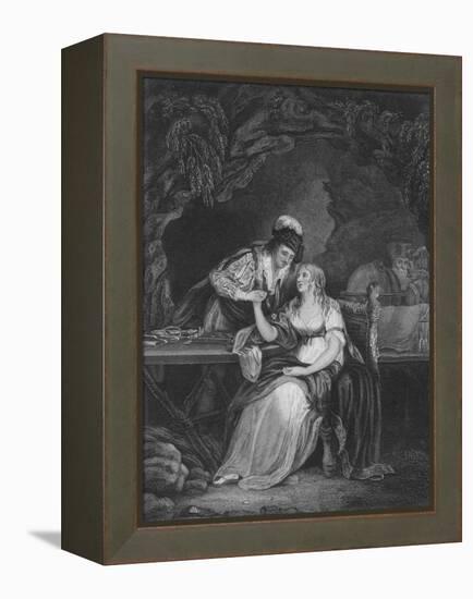 Act V Scene i from The Tempest, c19th century-null-Framed Premier Image Canvas