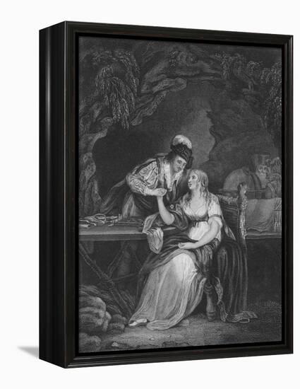 Act V Scene i from The Tempest, c19th century-null-Framed Premier Image Canvas