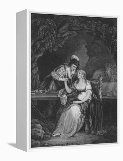 Act V Scene i from The Tempest, c19th century-null-Framed Premier Image Canvas