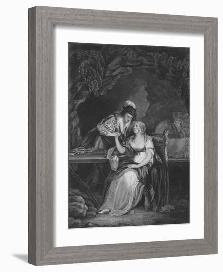 Act V Scene i from The Tempest, c19th century-null-Framed Giclee Print