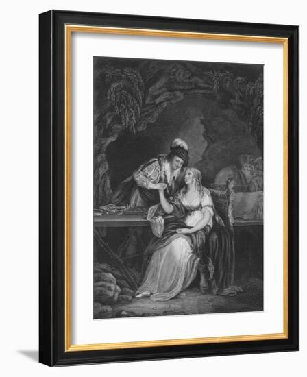 Act V Scene i from The Tempest, c19th century-null-Framed Giclee Print