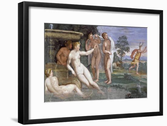 Actaeon's Punishment, Fresco-null-Framed Giclee Print