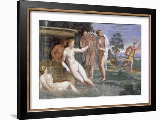 Actaeon's Punishment, Fresco-null-Framed Giclee Print