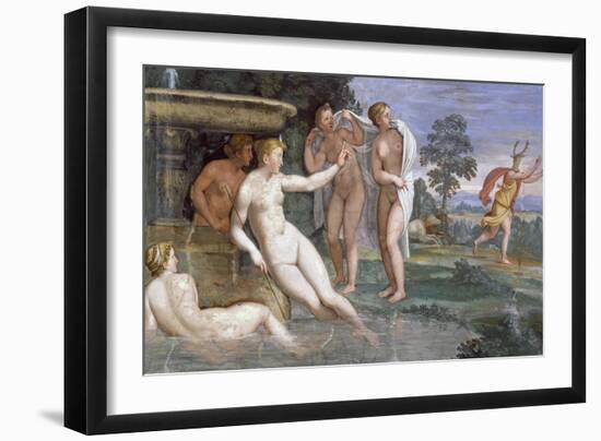 Actaeon's Punishment, Fresco-null-Framed Giclee Print