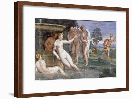 Actaeon's Punishment, Fresco-null-Framed Giclee Print