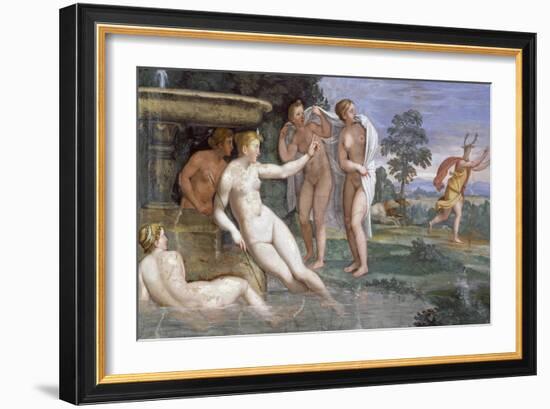 Actaeon's Punishment, Fresco-null-Framed Giclee Print