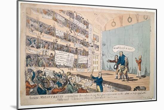 Acting Magistrates Committing Themselves-James Gillray-Mounted Giclee Print