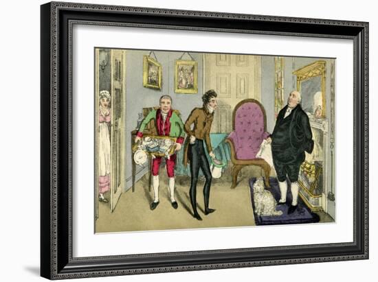 Acting off the Stage-Theodore Lane-Framed Giclee Print