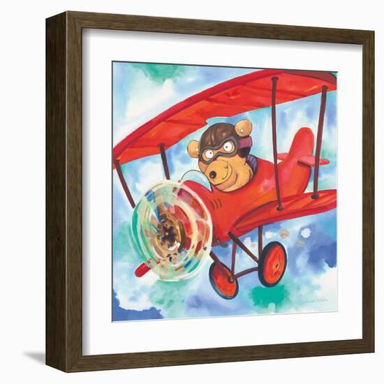 Action Bear-Scott Nelson-Framed Art Print