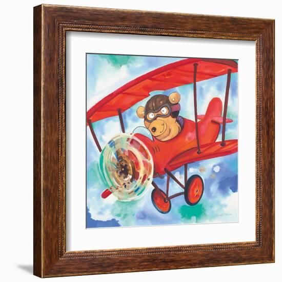 Action Bear-Scott Nelson-Framed Art Print