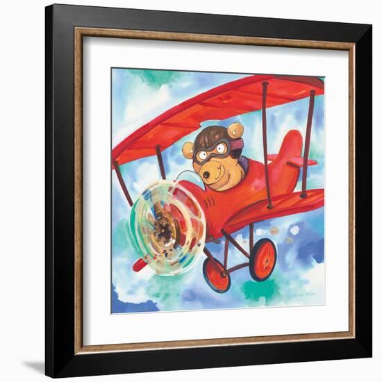 Action Bear-Scott Nelson-Framed Art Print