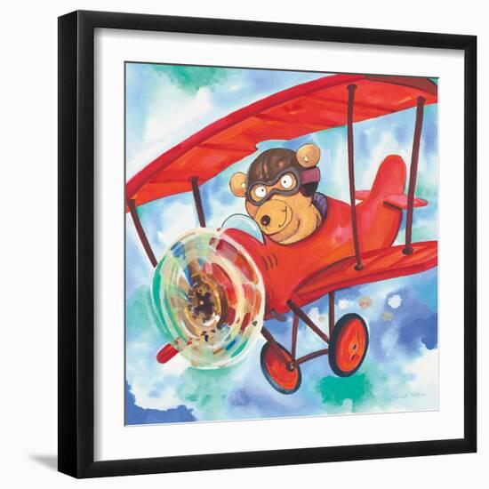 Action Bear-Scott Nelson-Framed Art Print