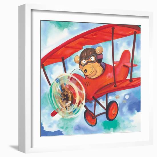 Action Bear-Scott Nelson-Framed Art Print