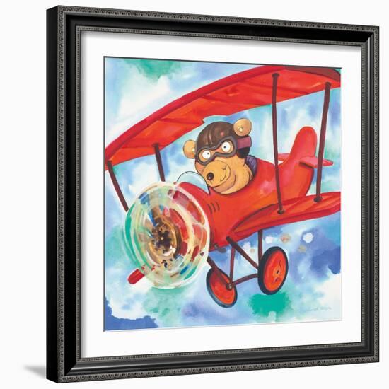 Action Bear-Scott Nelson-Framed Art Print