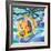 Action Cat-Scott Nelson-Framed Premium Giclee Print