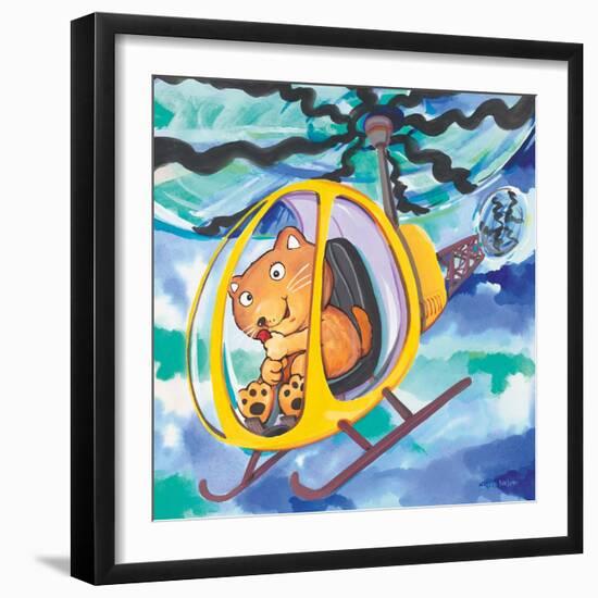 Action Cat-Scott Nelson-Framed Premium Giclee Print