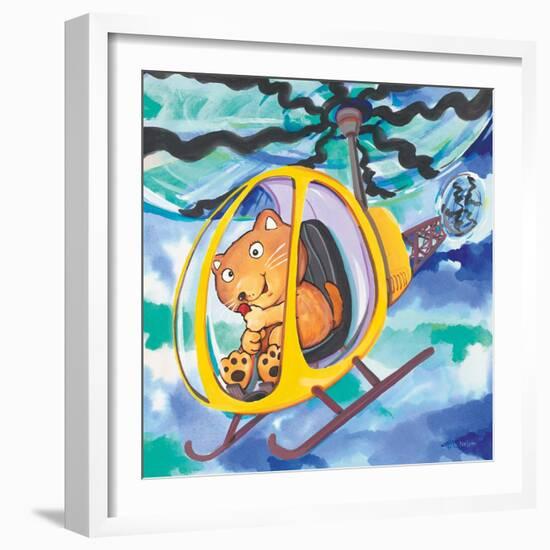 Action Cat-Scott Nelson-Framed Premium Giclee Print