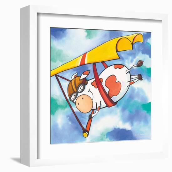 Action Cow-Scott Nelson-Framed Art Print