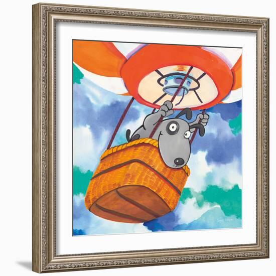 Action Dog-Scott Nelson-Framed Art Print