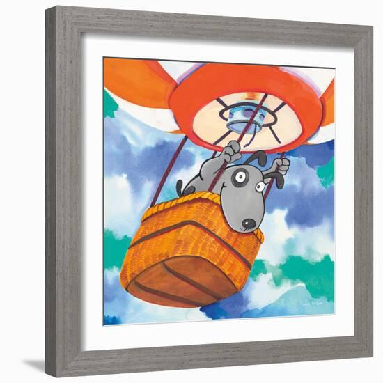 Action Dog-Scott Nelson-Framed Art Print