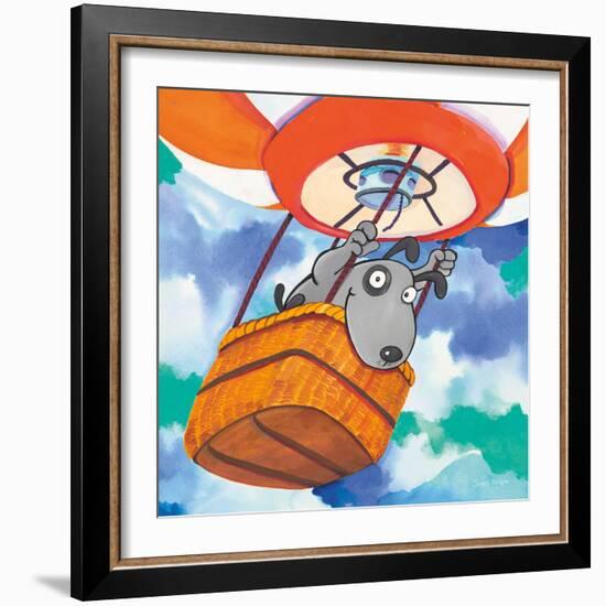 Action Dog-Scott Nelson-Framed Art Print