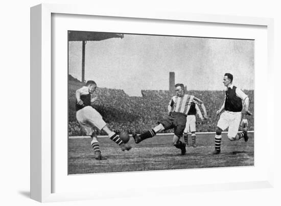 Action from an Arsenal V Sheffield United Football Match, C1927-1937-null-Framed Giclee Print