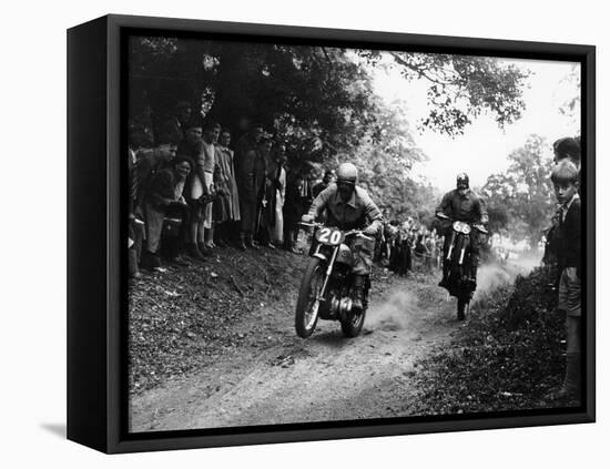 Action from the National (Ope) Shrubland Park Scramble, Suffolk, 1952-null-Framed Premier Image Canvas
