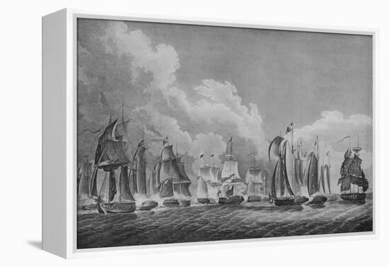 'Action on Lake Erie', c1814-Thomas Sully-Framed Premier Image Canvas