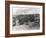 Action on the Western Front Photographed from German Trenches-null-Framed Photographic Print
