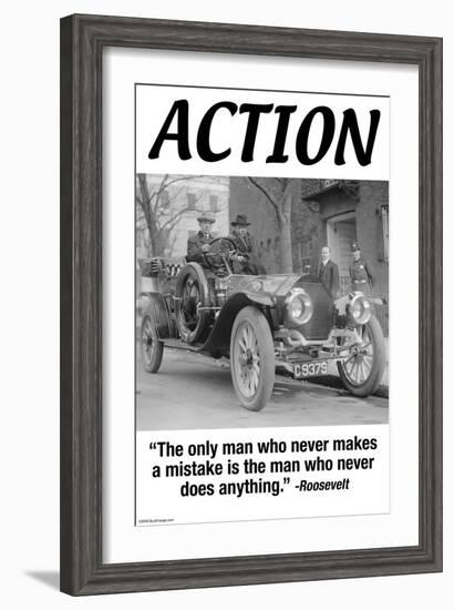 Action-Wilbur Pierce-Framed Art Print