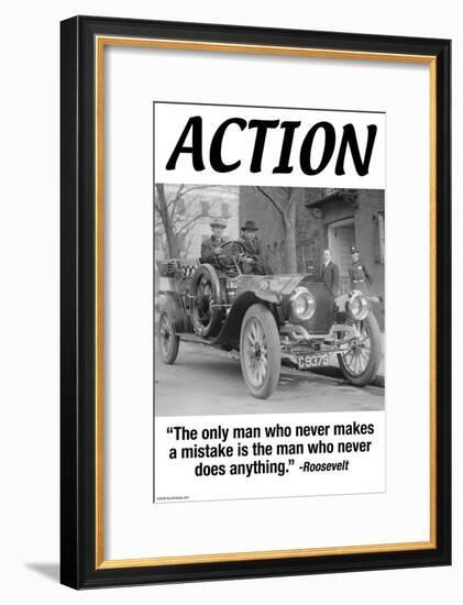 Action-Wilbur Pierce-Framed Art Print
