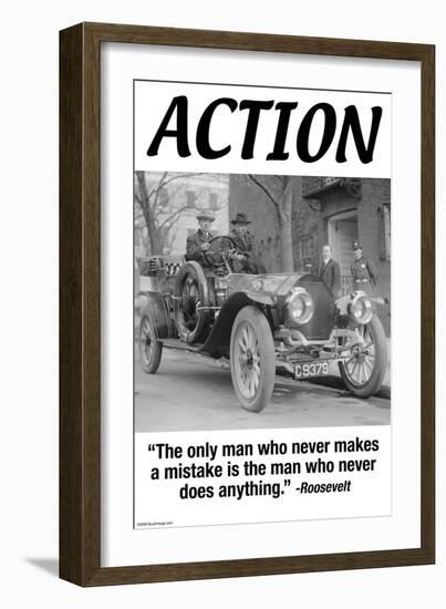 Action-Wilbur Pierce-Framed Art Print