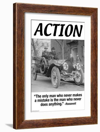 Action-Wilbur Pierce-Framed Art Print