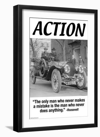 Action-Wilbur Pierce-Framed Art Print