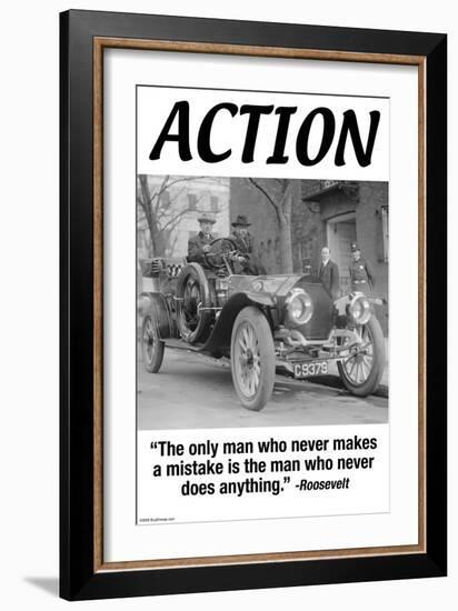 Action-Wilbur Pierce-Framed Art Print