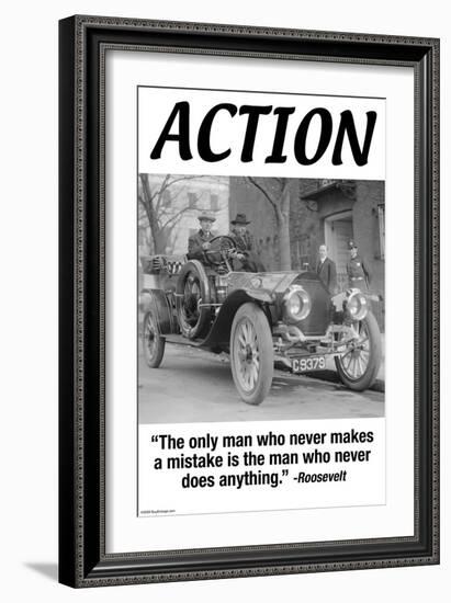 Action-Wilbur Pierce-Framed Art Print