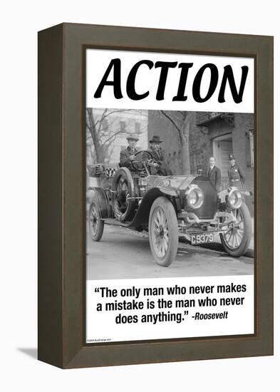 Action-Wilbur Pierce-Framed Stretched Canvas