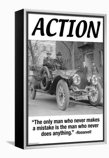 Action-Wilbur Pierce-Framed Stretched Canvas