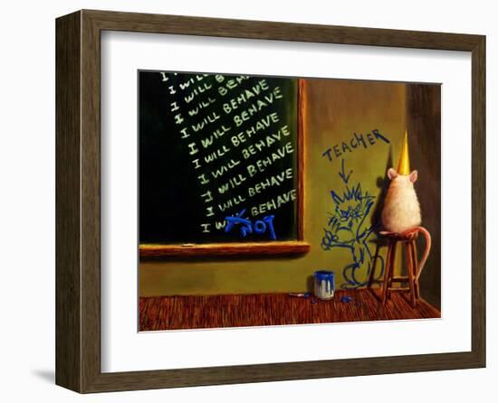 Actions Have Consequences-Lucia Heffernan-Framed Art Print